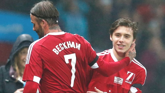 Brooklyn không có T năng như David Beckham