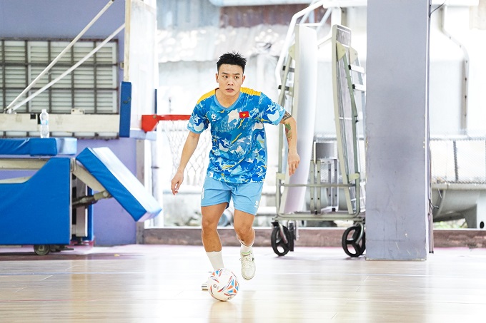 Châu Đoàn Phát trở lại sau khi vắng mặt ở SEA Games 33 do chấn thương. Ảnh: Khắc Điền 