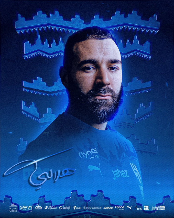 Karim Benzema gia nhập Al Hilal