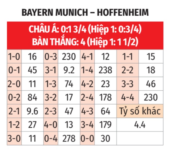 Bayern vs Hoffenheim