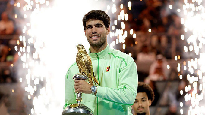 Alcaraz dễ dàng đăng quang tại Doha Open