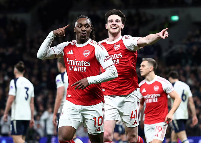 Eze đã có cả thảy 5 bàn thắng ghi vào lưới Tottenham 