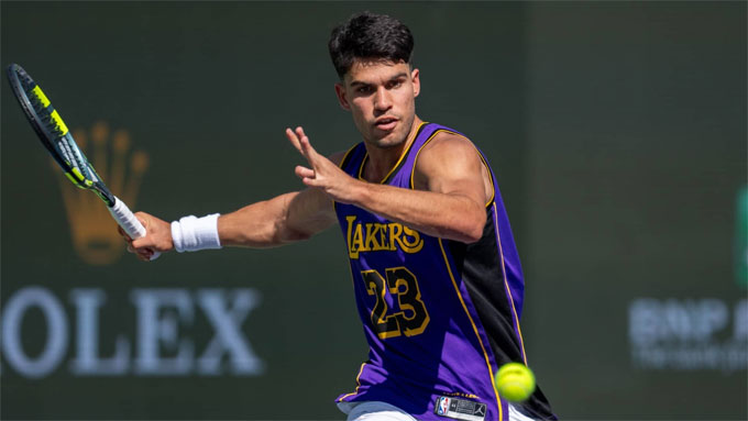 Carlos Alcaraz xếp hạt giống 1 ở Indian Wells 2026