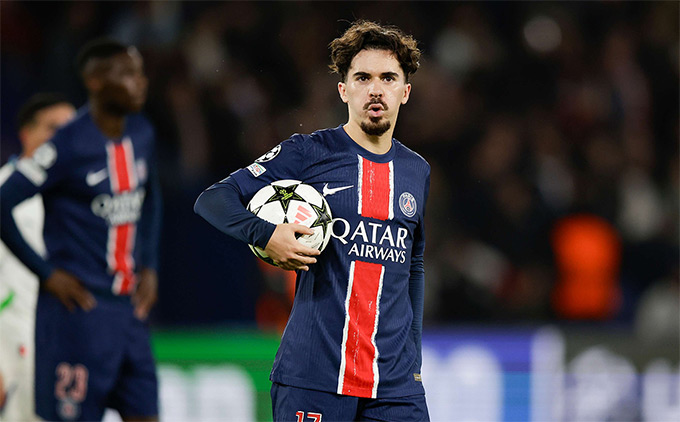 Vitinha vẫn còn hợp đồng với PSG đến năm 2029