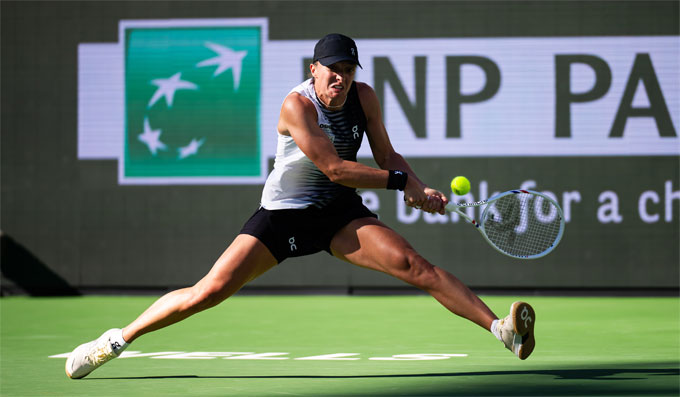 Iga Swiatek tiếp tục thăng hoa tại Indian Wells