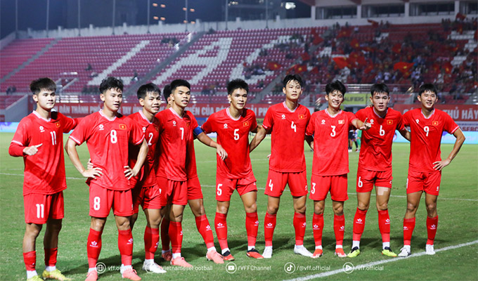 U23 Việt Nam trình làng một lứa cầu thủ mới ở CFA Team China 2026