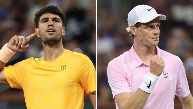 Cả Carlos Alcaraz và Jannik Sinner đều có cơ hội tại Miami năm nay. Ảnh: ATP