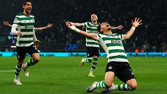 Sporting ngược dòng chấn động dù thua 0-3 ở lượt đi