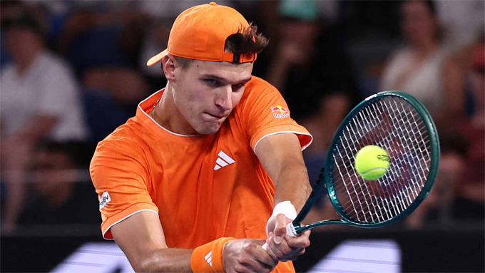 Jakub Mensik đang có phong độ ấn tượng từ đầu mùa này. Ảnh: ATP
