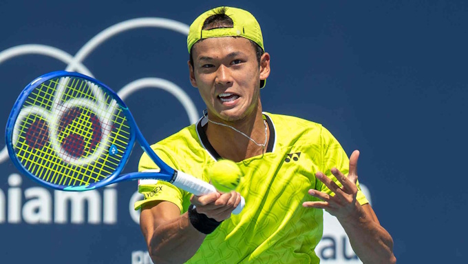 T năng trẻ người Nhật Bản đang trên đà thăng tiến mạnh mẽ. Ảnh: ATP