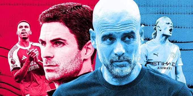 Đại chiến Arsenal vs Man City có thể sẽ quyết định thành bại cả mùa giải