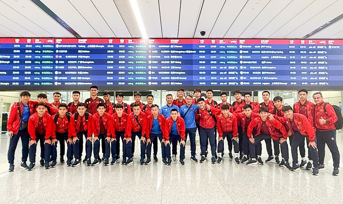 U23 Việt Nam đã có mặt tại Tây An 