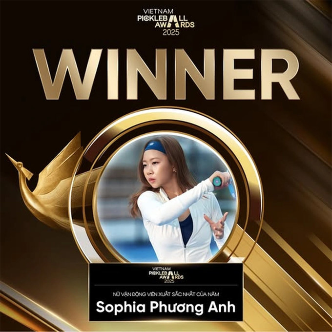 Sophia Phương Anh, T năng trẻ sinh năm 2008 giành cú ăn ba tại VPA 2025. Ảnh: VPA