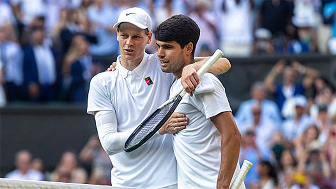 Sinner và Alcaraz có thể đổi vị trí trên BXH ATP sau Monte Carlo đầu tháng 4 tới