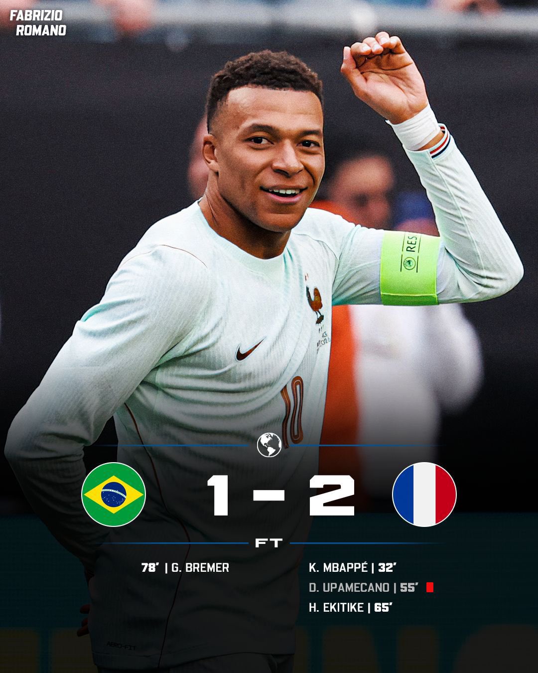 Pháp thắng Brazil 2-1
