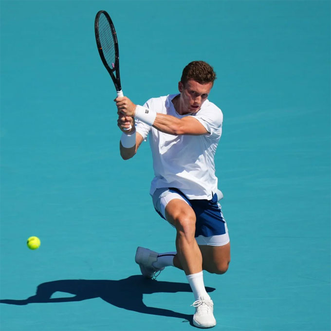 Lehecka đang viết nên câu chuyện cổ tích tại Miami. Ảnh: ATP