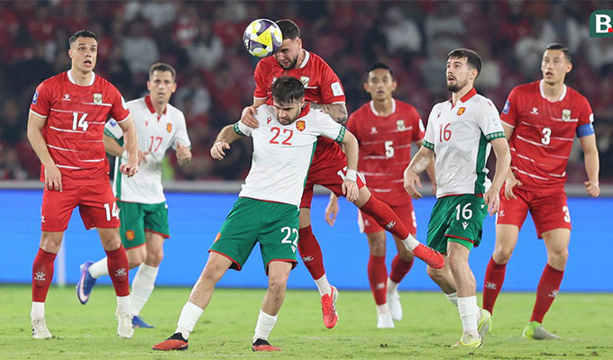 Indonesia tạo ra thế trận áp đảo vẫn không thể thắng Bulgaria 