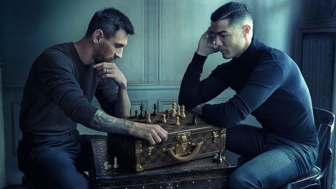 Ronaldo và Messi màn hợp tác trong chiến dịch của Louis Vuitton