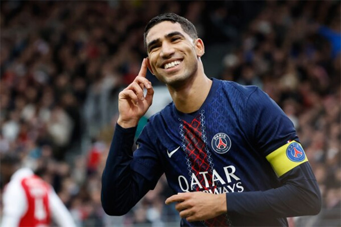 Hakimi là quân bài rất quan trọng của PSG