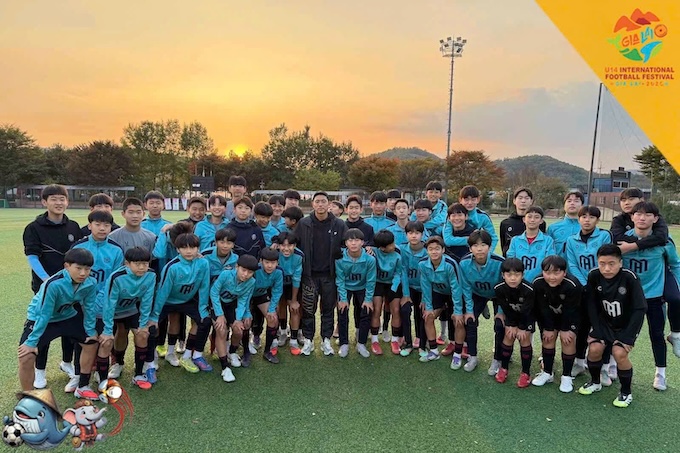 Đội U14 Mohyeo (Hàn Quốc) sẽ có mặt tham dự giải. Ảnh: BTC