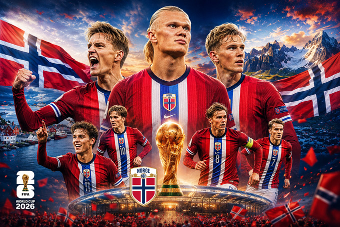 Đội tuyển Na Uy ở World Cup 2026: Gánh nặng đặt cả lên vai 'tân thế hệ vàng'