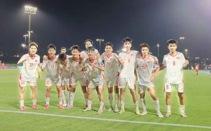 U17 Việt Nam có chiến thắng quan trọng - Ảnh: VFF