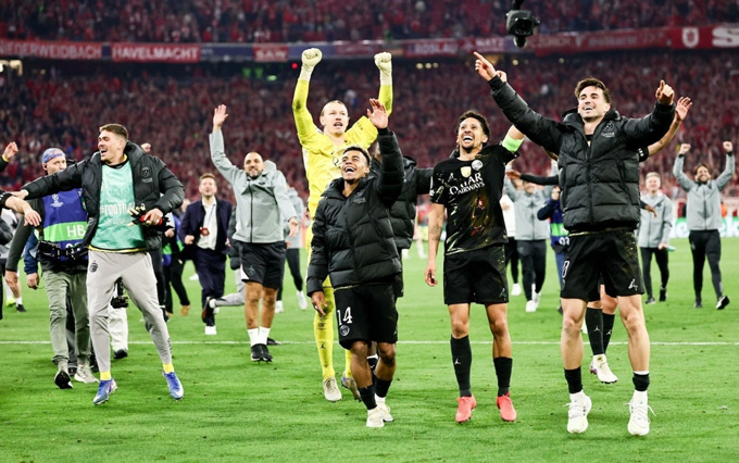 PSG thì đang quen dần với việc vào chung kết Champions League