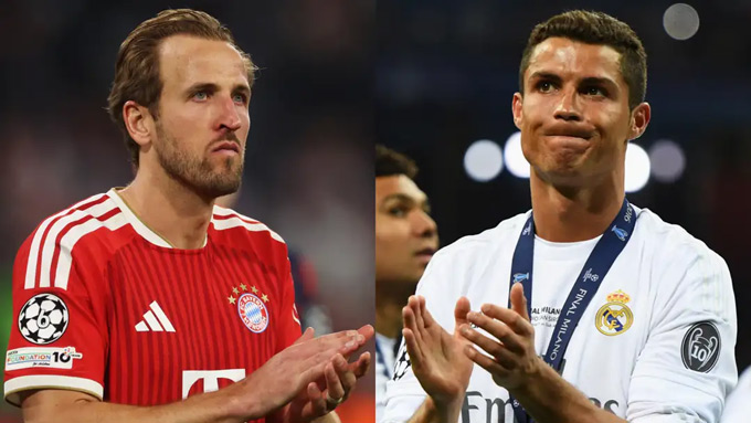 Harry Kane cân bằng kỳ tích của Cristiano Ronaldo
