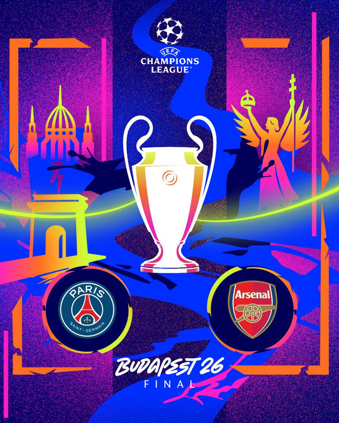 PSG sẽ đối đầu với Arsenal ở chung kết - Ảnh: UEFA Champions League