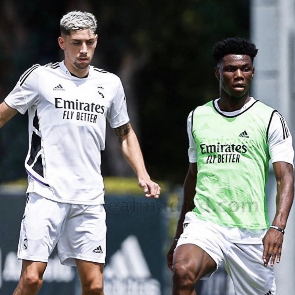 Valverde và Tchouameni hục hoặc - Ảnh: @MadridXtra