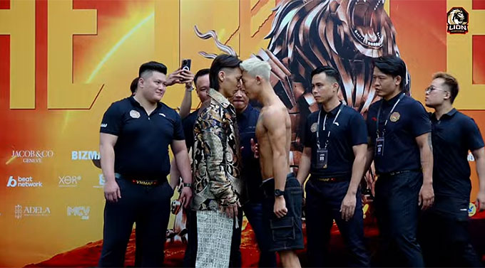 Bàn Văn Hoàng (phải) vs Châu La
