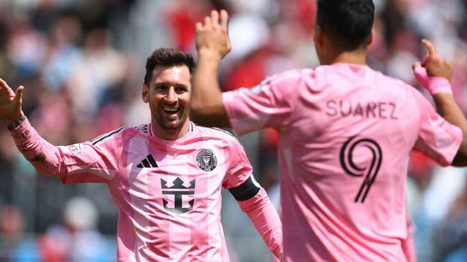 Messi phá kỷ lục MLS, Inter Miami hủy diệt Toronto