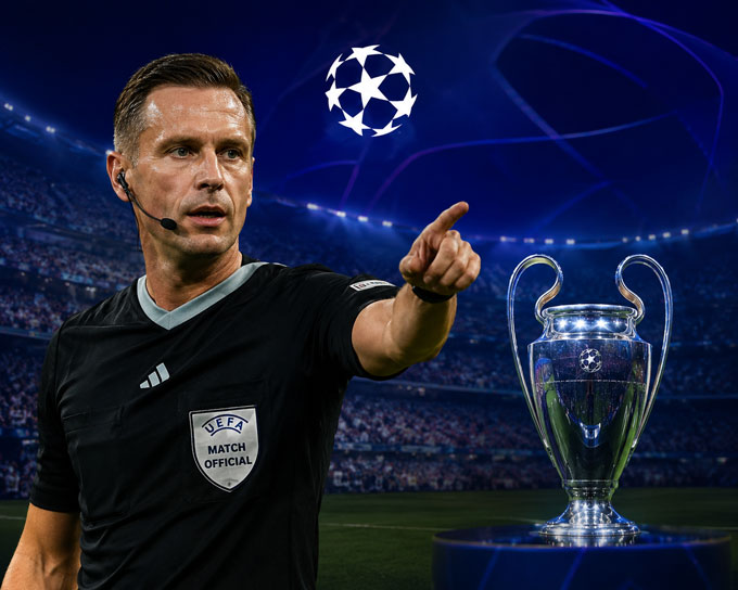Trọng T người Đức Daniel Siebert sẽ điều khiển trận chung kết Champions League 2026 giữa PSG và Arsenal.