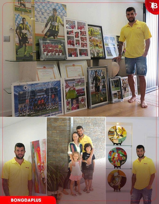 Tổ ấm của HLV Cristiano Roland 