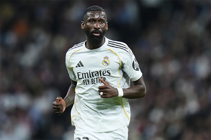 Rudiger sẽ hết hạn hợp đồng với Real Madrid vào cuối mùa giải