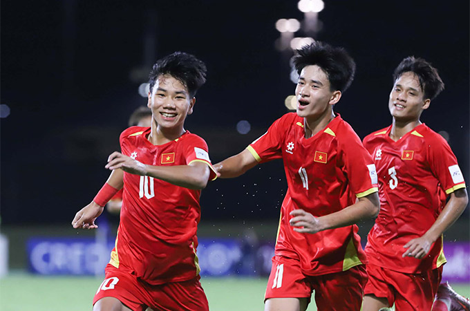 U17 Việt Nam khiến cả Đông Nam Á phải tự hào trước chiến tích lịch sử lần này - Ảnh: VFF