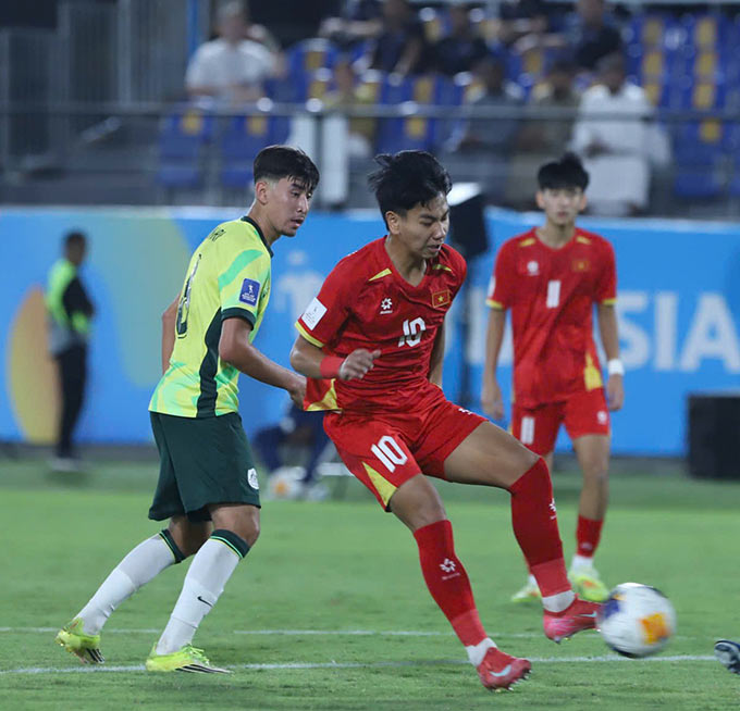 U17 Việt Nam dừng bước ở tứ kết U17 châu Á 2026 sau trận thua Australia