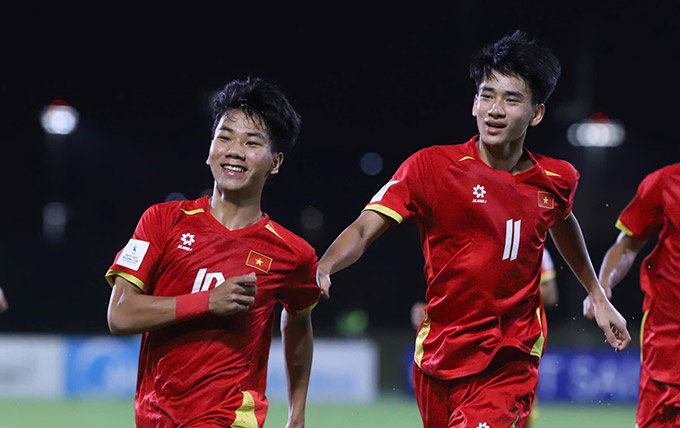 U17 Việt Nam giành vé dự U17 World Cup 2026 - Ảnh: VFF