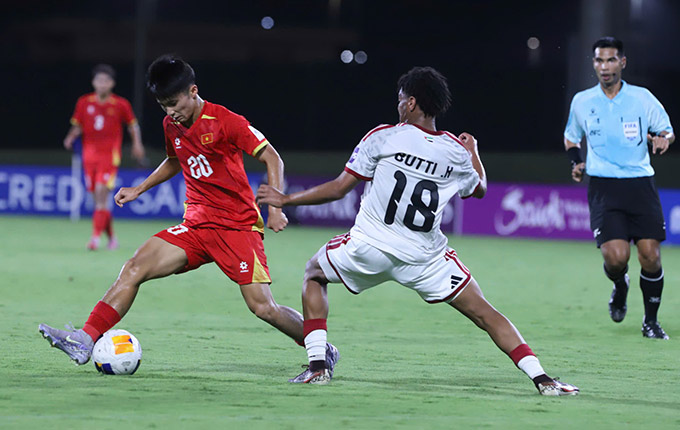 U17 Việt Nam tạo được lối chơi bài bản, có cá tính - Ảnh: VFF