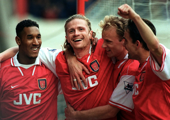 Anelka, Petit, Bergkamp và Overmars thời khoác áo Arsenal