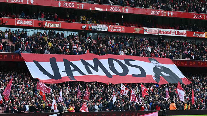 NHM Arsenal chờ đợi chiến thắng của thầy trò HLV Arteta