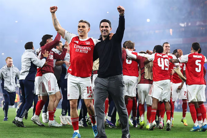 Arsenal trở thành nhà vô địch Ngoại hạng Anh mùa 2025/26
