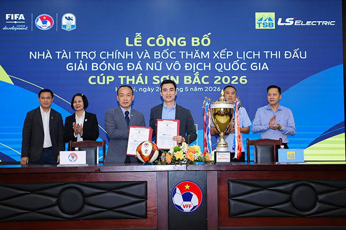 Đây là năm thứ 15 liên tiếp, giải bóng đá nữ Vô địch quốc gia nhận được sự đồng hành của Công ty TNHH Thương mại Thiết bị điện Thái Sơn Bắc