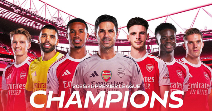 Arsenal đút túi núi tiền sau chức vô địch Premier League lịch sử