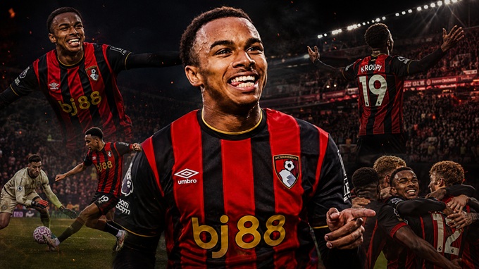 Kroupi đang có mùa giải đầu tiên vô cùng xuất sắc trong màu áo Bournemouth