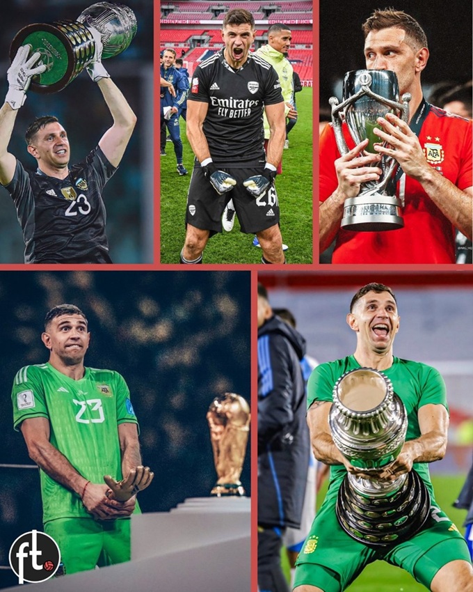 Emiliano Martinez đã thắng cả 7 trận chung kết trong sự nghiệp cầu thủ