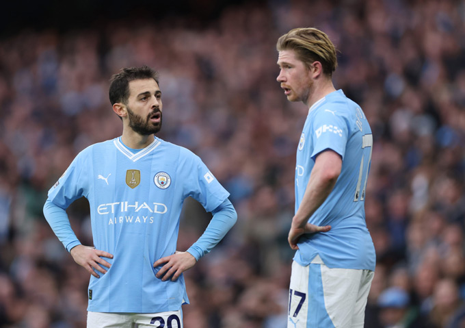 Bernardo Silva lĩnh xướng vai trò thủ lĩnh Man City sau khi De Bruyne ra đi