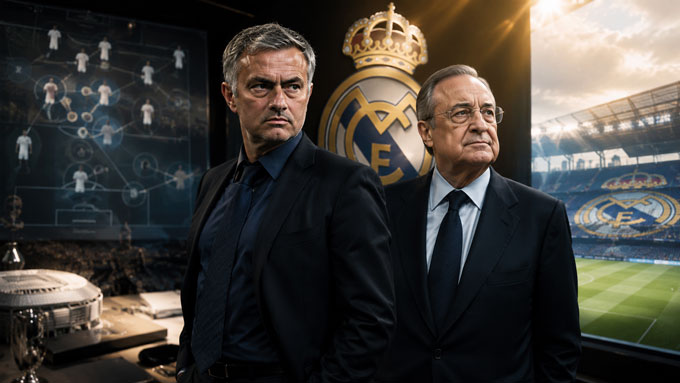 Mourinho và Perez đang ấp ủ kế hoạch đưa Real Madrid trở lại đỉnh cao