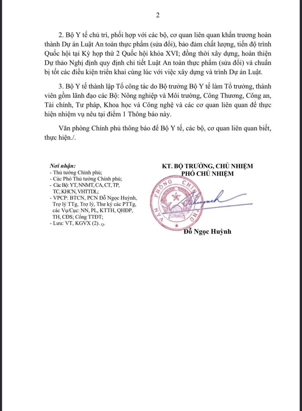 Chính phủ chỉ đạo gia hạn tạm dừng hiệu lực một số quy định về an toàn thực phẩm 3