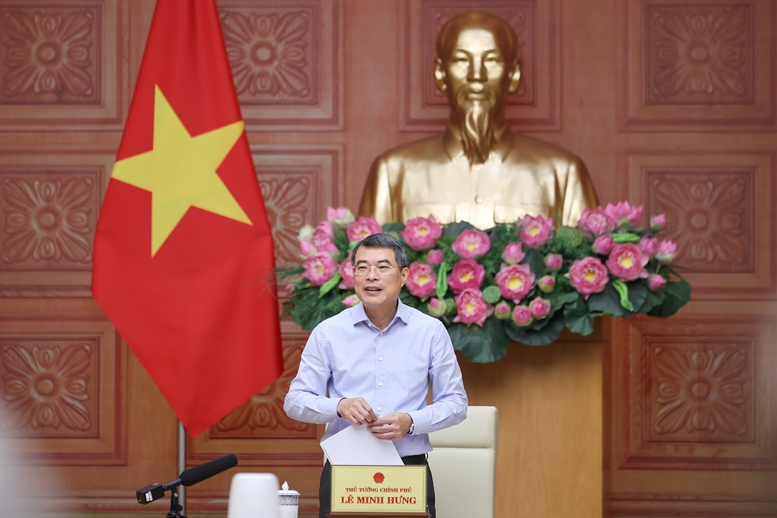 Thủ tướng Chính phủ Lê Minh Hưng chủ trì cuộc họp với Bộ Văn hóa, Thể thao và Du lịch - Ảnh: VGP/Nhật Bắc